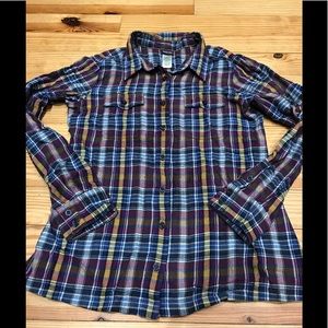 Patagonia Organic cotton flannel shirt Sz 6